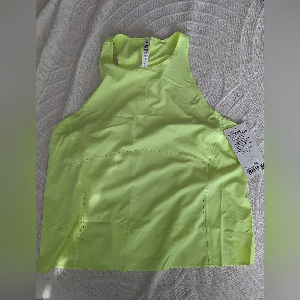 Lululemon swift racer back tank top, size 14